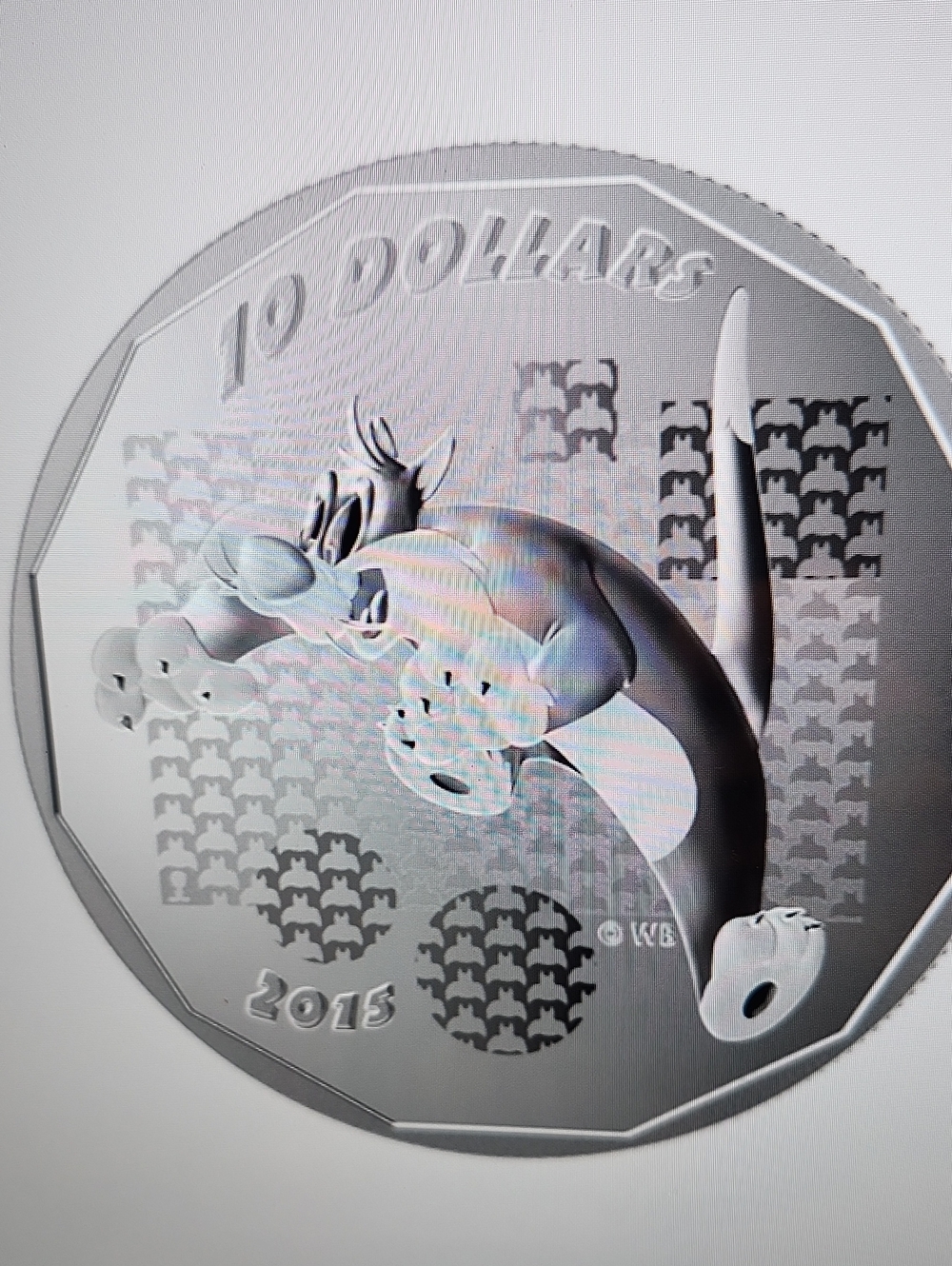 Warner Bros. Silver Kangaroo Coin Wall Art